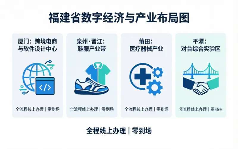 福建注册公司各市注册条件和费用对比