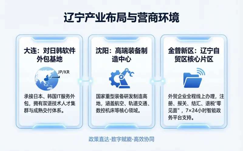 辽宁注册公司各市注册条件和费用对比