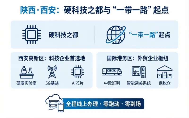 陕西注册公司各市注册条件和费用对比