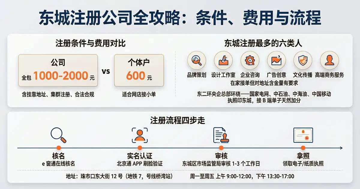 北京东城区注册公司办营业执照,个体户和公司怎么选,不用租办公室