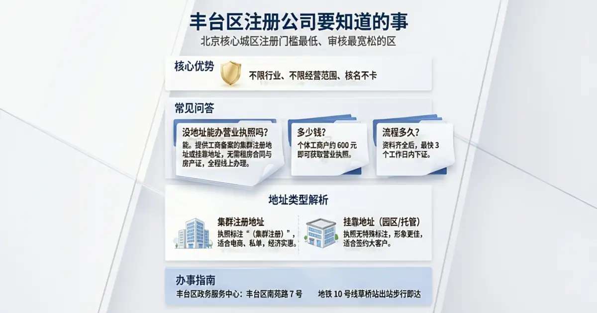 北京丰台区注册公司常见问题——个体户和公司营业执照怎么办