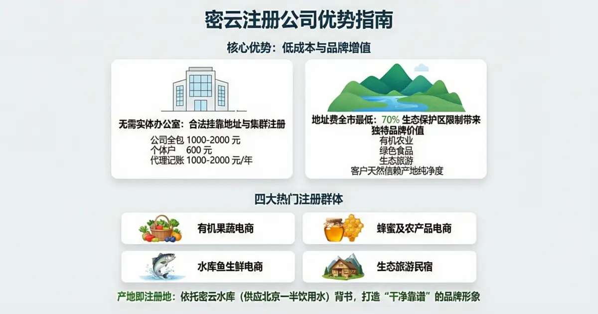 北京密云区注册公司办营业执照,个体户和公司怎么选,农产品电商